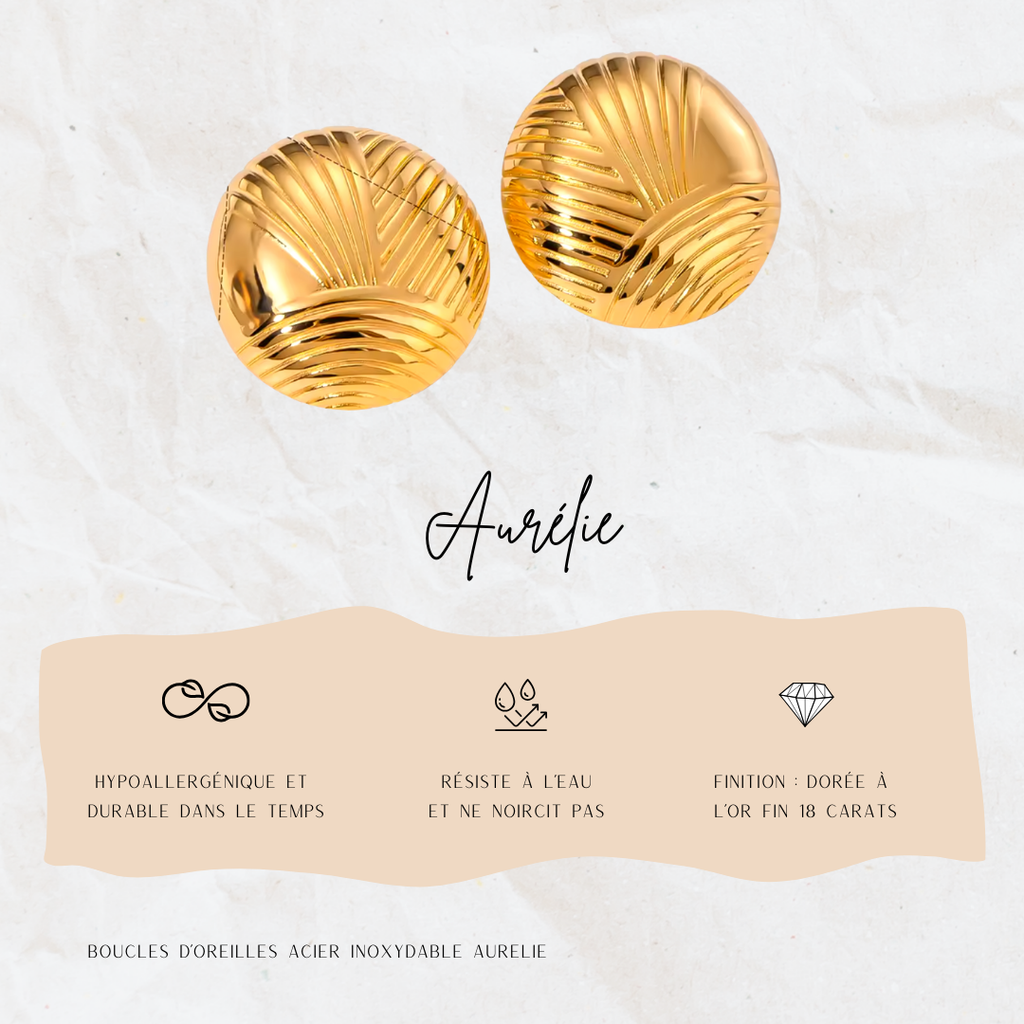 Boucles d'oreille Aurélie Jolis Amours