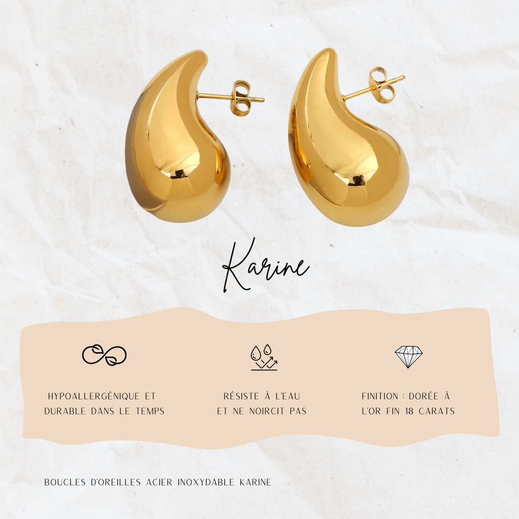Boucles d'oreille Karine Jolis Amours
