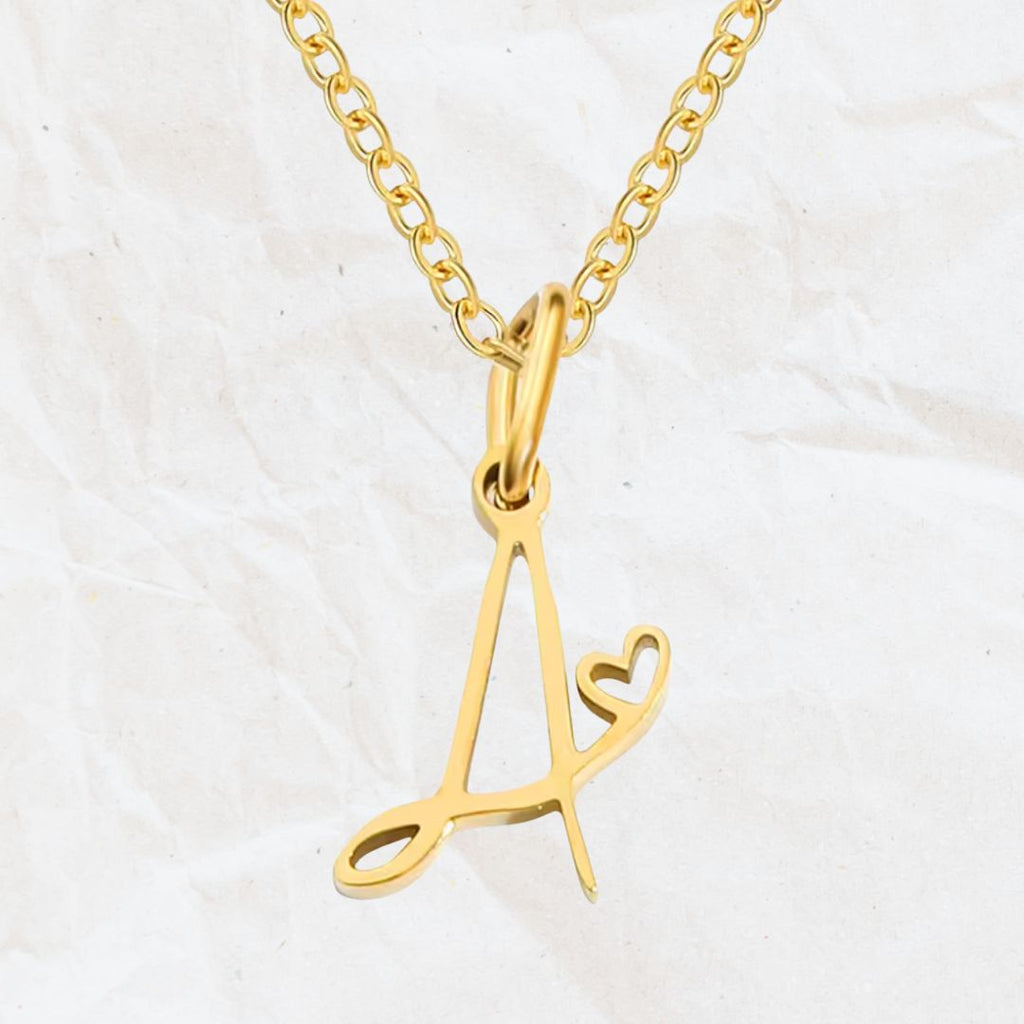Collier Initial Jolis Amours