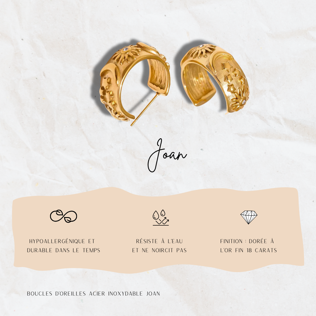 Boucles d'oreille Joan