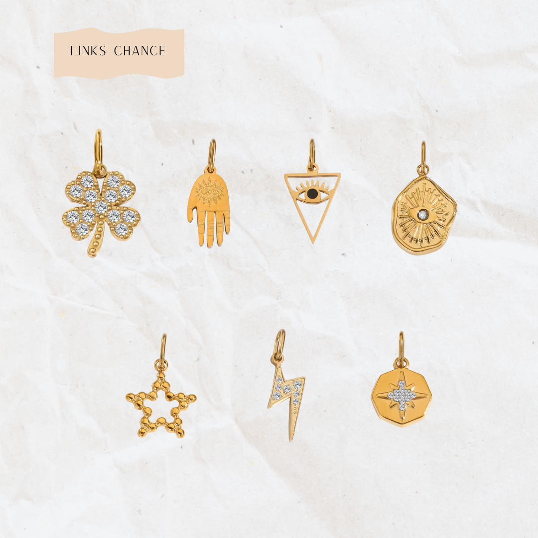 Bracelet LINK – Maille Trombone Large Jolis Amours