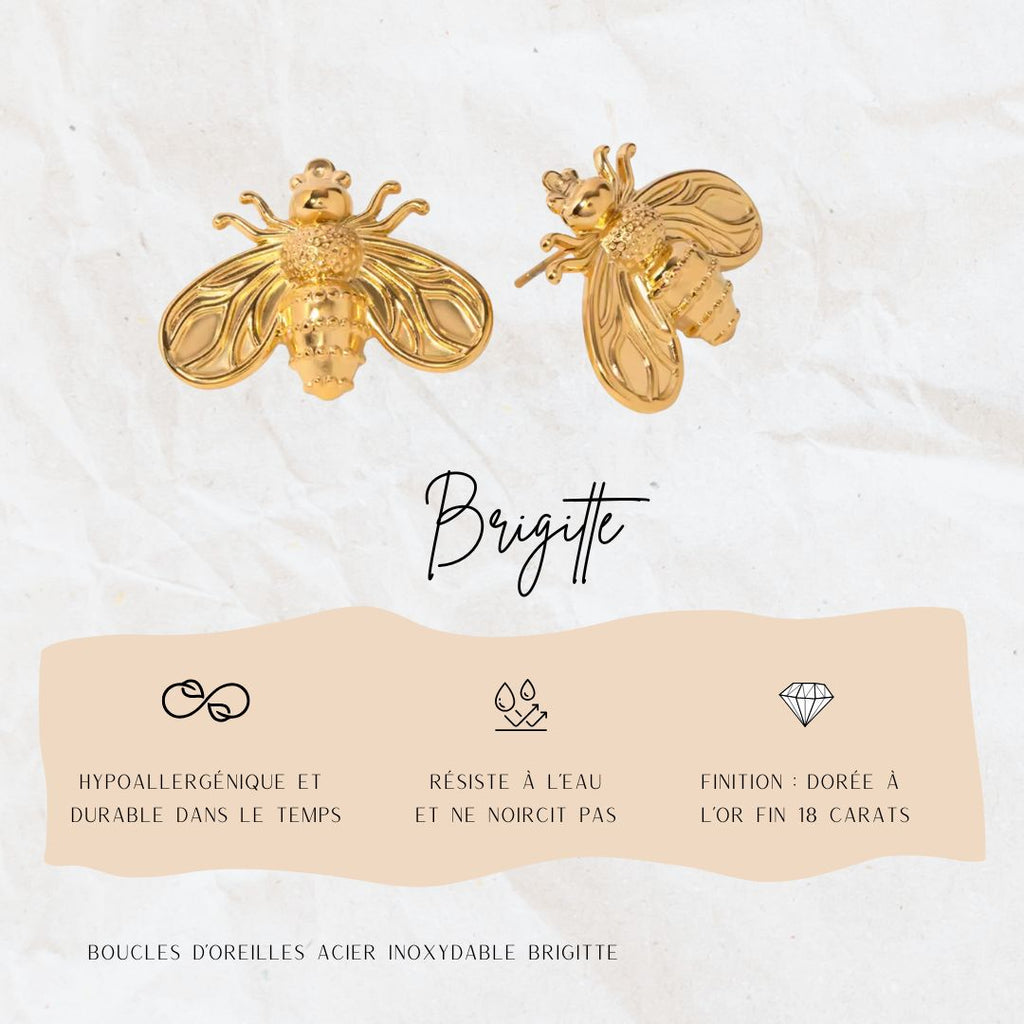 Boucles d'oreille Brigitte Jolis Amours