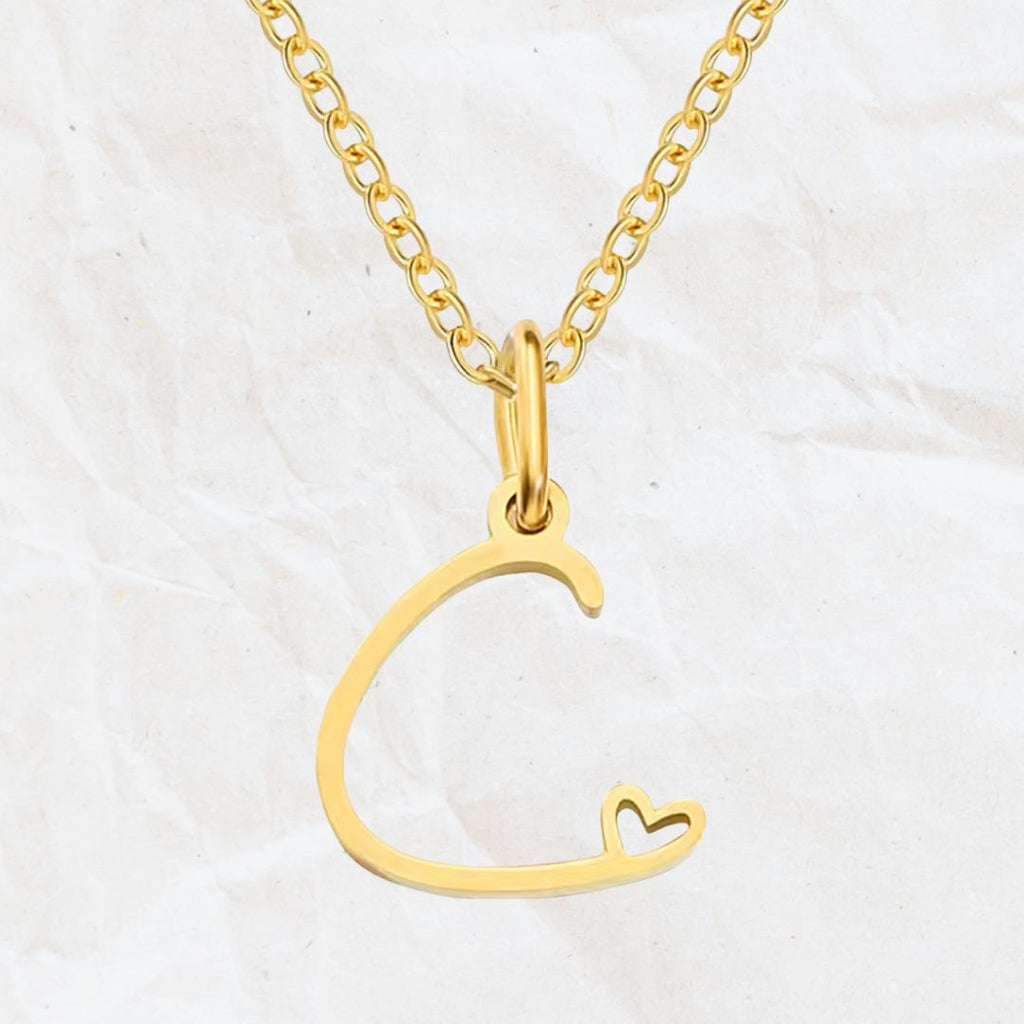 Collier Initial Jolis Amours