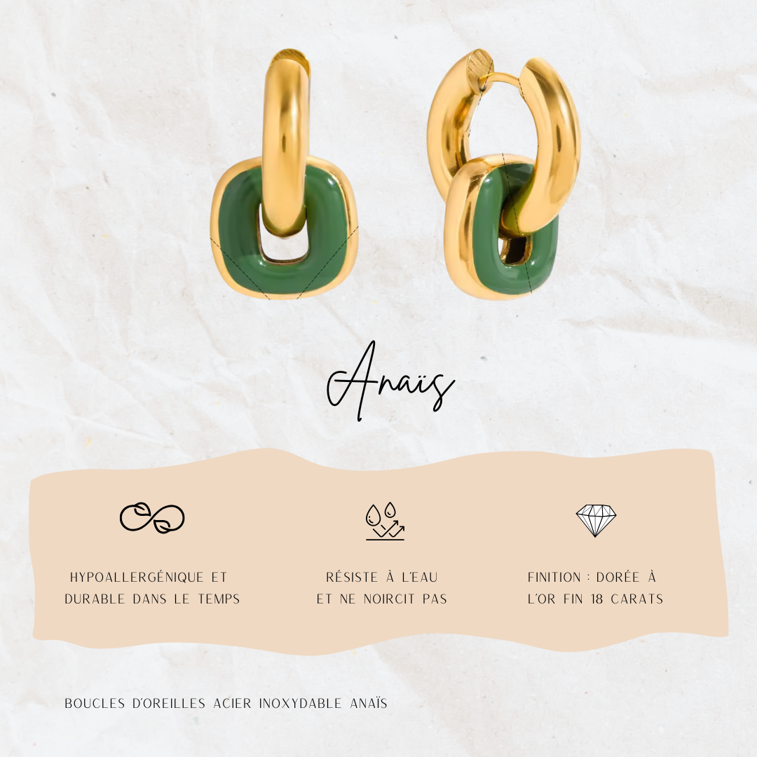 Boucles d'oreille Anaïs