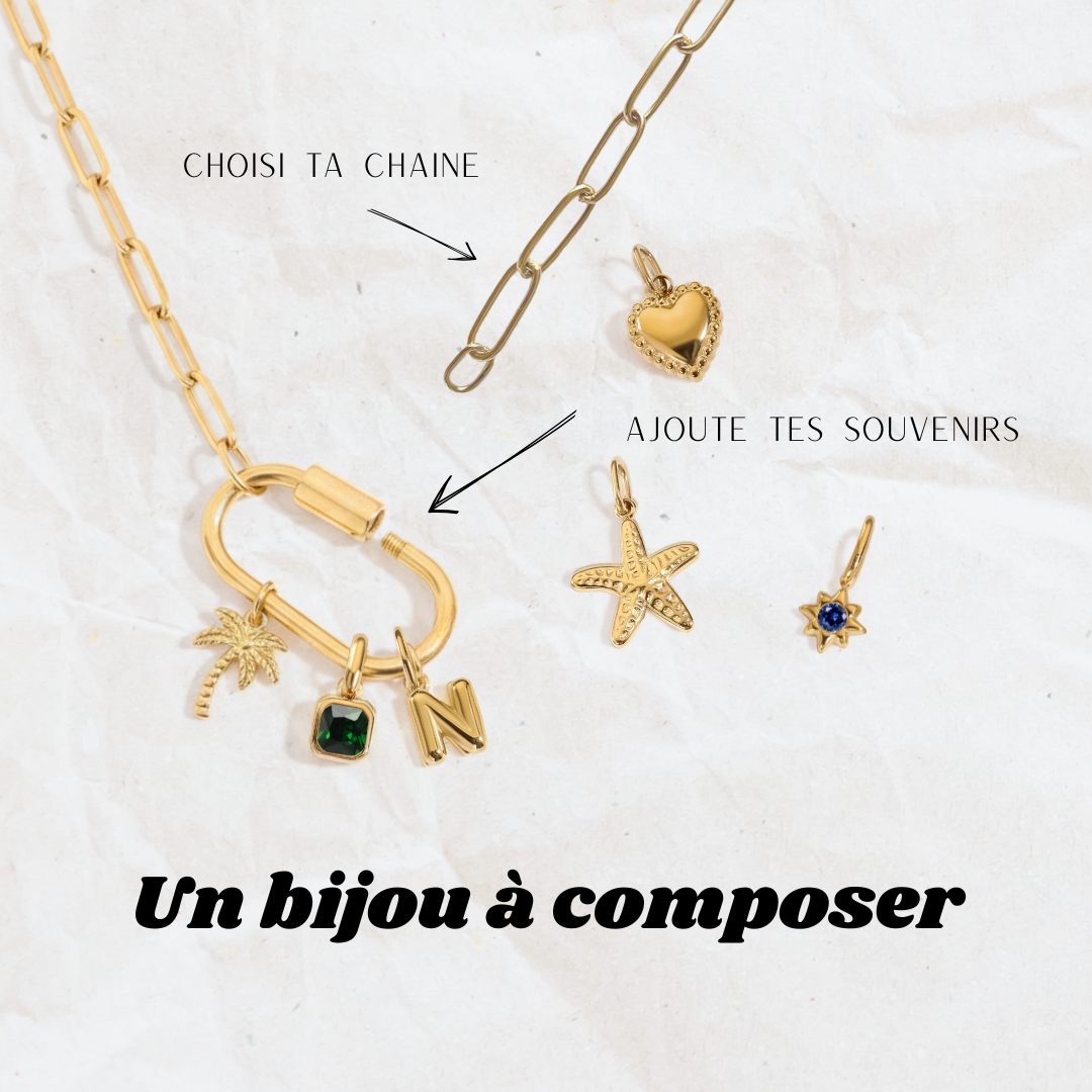 Collier LINK – Maille Trombone Large