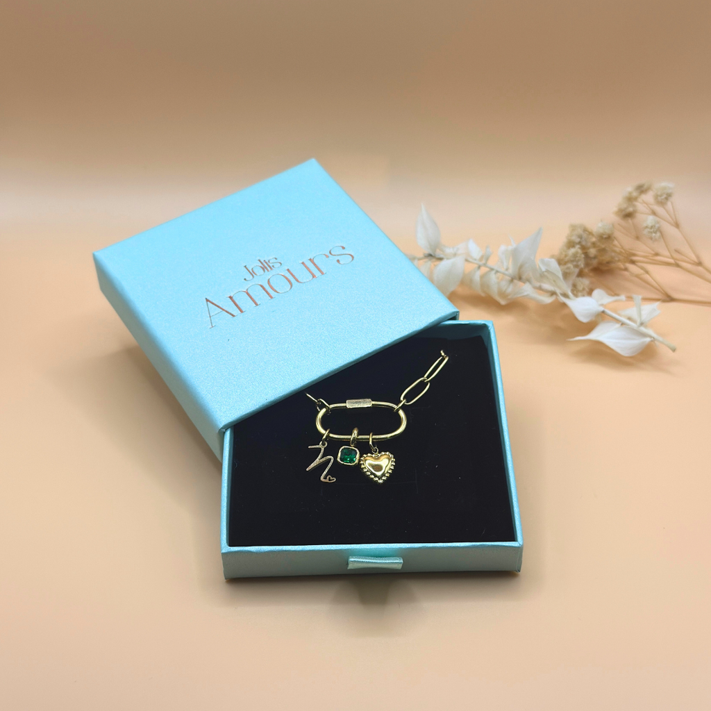 Collier LINK – Maille Trombone Large Jolis Amours