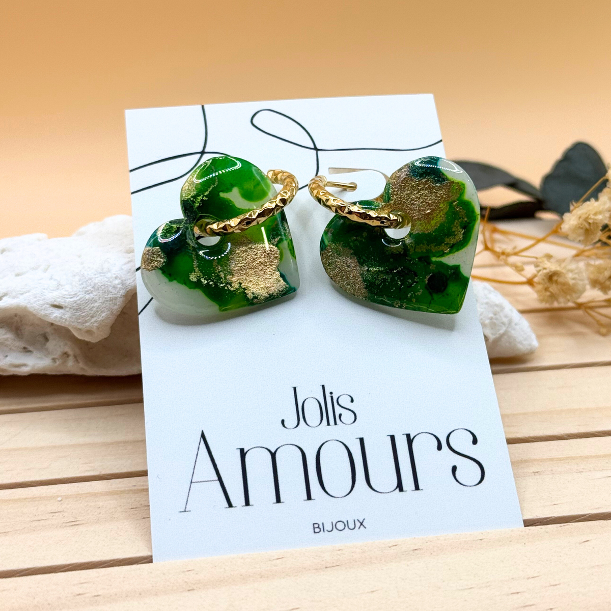 GLOAZ - Coeur Vert & Or